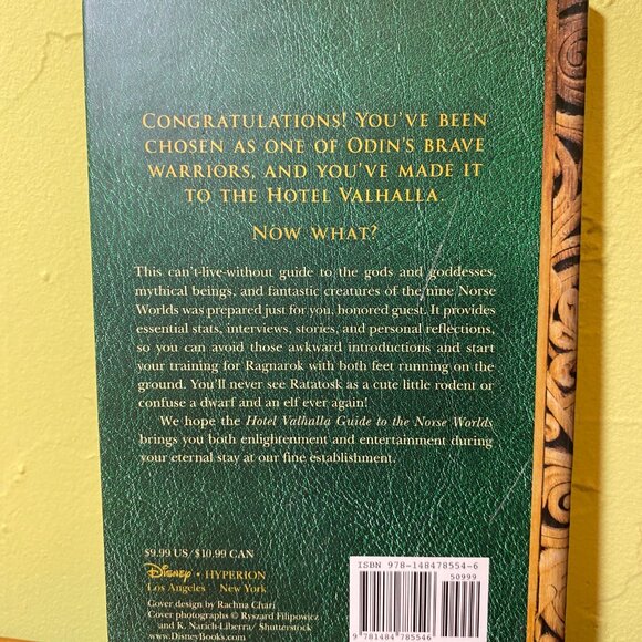 Rick Riordan HOTEL VALHALLA Guide to the Norse Worlds Hardcover - Used Good - Picture 3 of 3